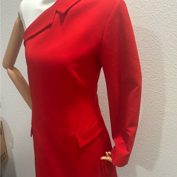 ASYMMETRIC BLAZER MINI DRESS - Picture 4 of 7